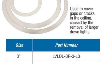 Accessory - Beauty Rings For LED Thin Line Down Light