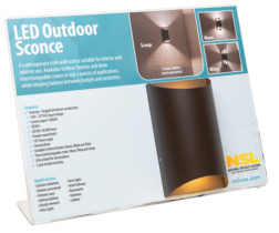 Haga clic para más información sobre Expositor merchandising - OUTDOOR SCONCE 