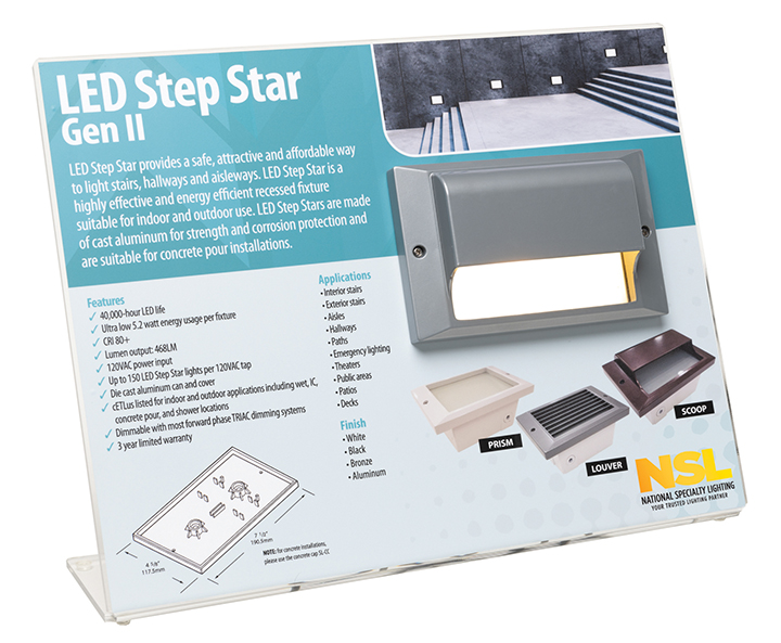 Expositor comercial - LED STEP STAR GEN II