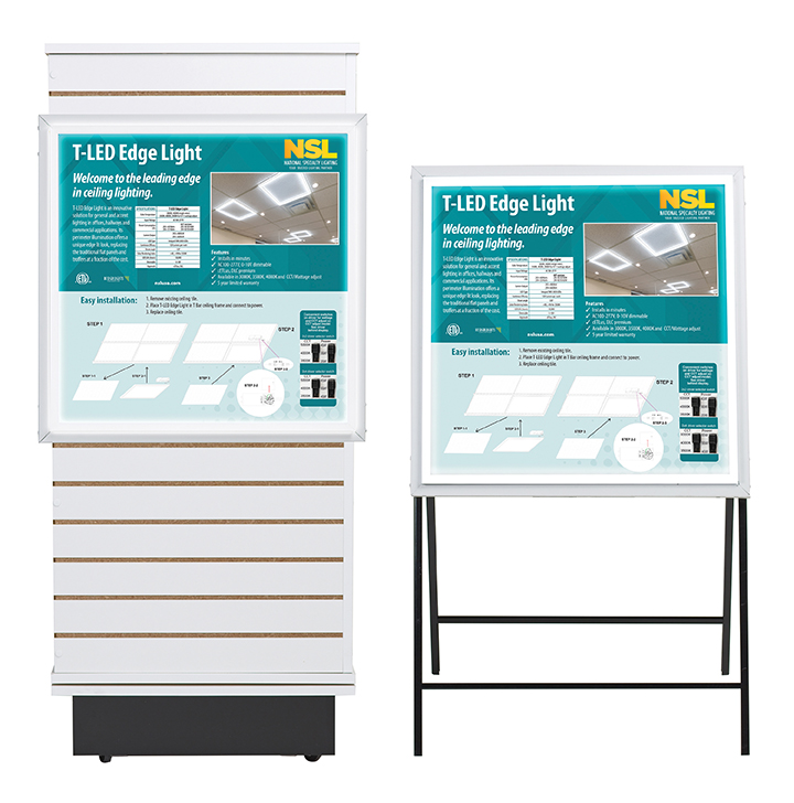 Merchandising Display - T-LED EDGE LIGHTS