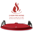 Thumbnail of 5CCT Fire Rated Thin Line Downlight_Fire Rated Logo_NSL 5CCT Fire Rated Thin Line Click to Advance