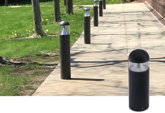 Round Head Bollards Landscape Application Commercial Bollards