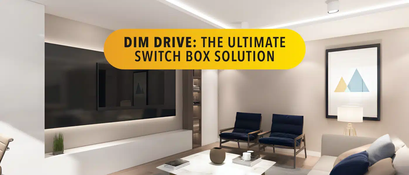 Dim Drive LED Dimmer Driver | All-in-One 24V Lighting Solution